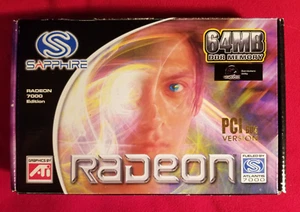 ATI Sapphire Radeon 7000 64MB DDR V/D/VO PCI 1024-9C02-00-SA New Open Box - Bild 1 von 14
