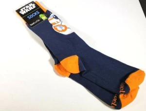 Disney Star Wars BB-8 Droid Crew Socks Teeturtle Brand NEW - Picture 1 of 4
