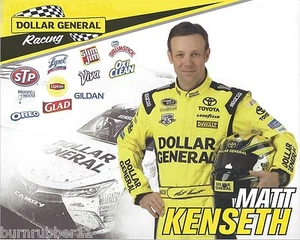 2016 MATT KENSETH "DOLLAR GENERAL 11 SPONSORS" #20 NASCAR SPRINT CUP POSTCARD - Picture 1 of 1