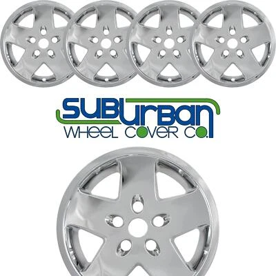 Jeep Wrangler # IMP-340XN 2007-2018 17" 5 radios cubiertas de rueda cromadas juego nuevo/5 Foto 1 de 4