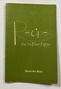 Recipes From the Tower Kitchen Detroit Free Press Booklet - Imagen 1 de 7