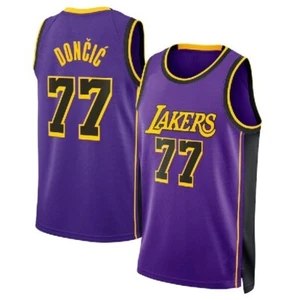 Luka Doncic #77 Lakers Purple Men's On Court Replica Jersey - Picture 1 of 1