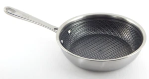 T-fal HybridMesh Stainless Steel Ceramic 8" Fry Pan 3Ply - Picture 1 of 6
