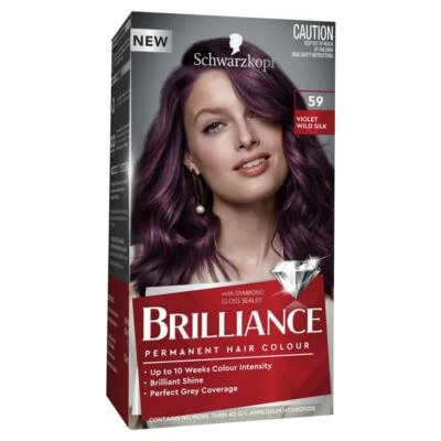 Schwarzkopf Brilliance Intense Permanent Colour Shine 59 Violet Wild Silk - image 1 of 4