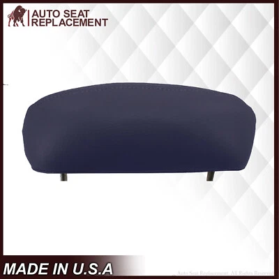 1995-1999 Chevy Tahoe Suburban Silverado Seat Cover in Navy Blue Leather - Image 1 of 4