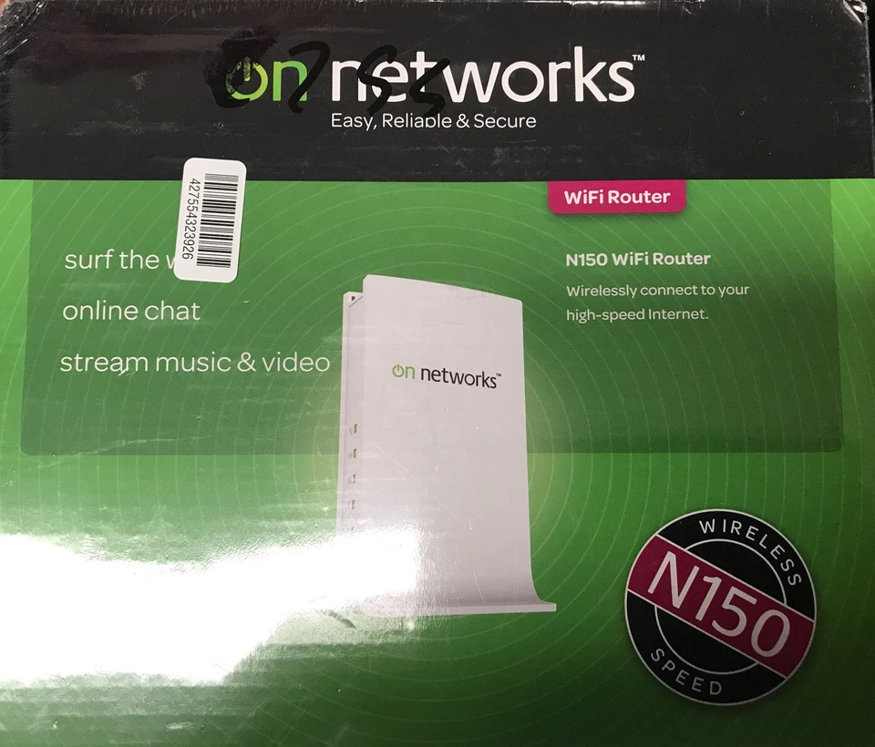 👑 ON Networks N150R-199NAS WiFi Router 🆕 Sealed - Image 1 of 2