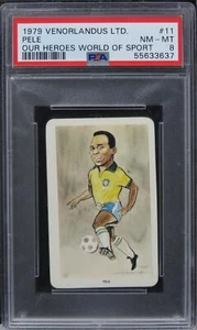 1979 Venorlandus Ltd. Our Heroes World Of Sport Pele HOF #11 PSA 8 NM-MT - Picture 1 of 2