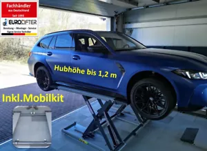 Mobile Kurzhub Scheren Hebebühne Profi-Line 3500Kg 1,20m Hubhöhe - Bild 1 von 22