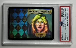 Harry Potter TCG Diagon Alley Hermione Top Student Holo Foil 18/80 PSA 8 - Picture 1 of 3