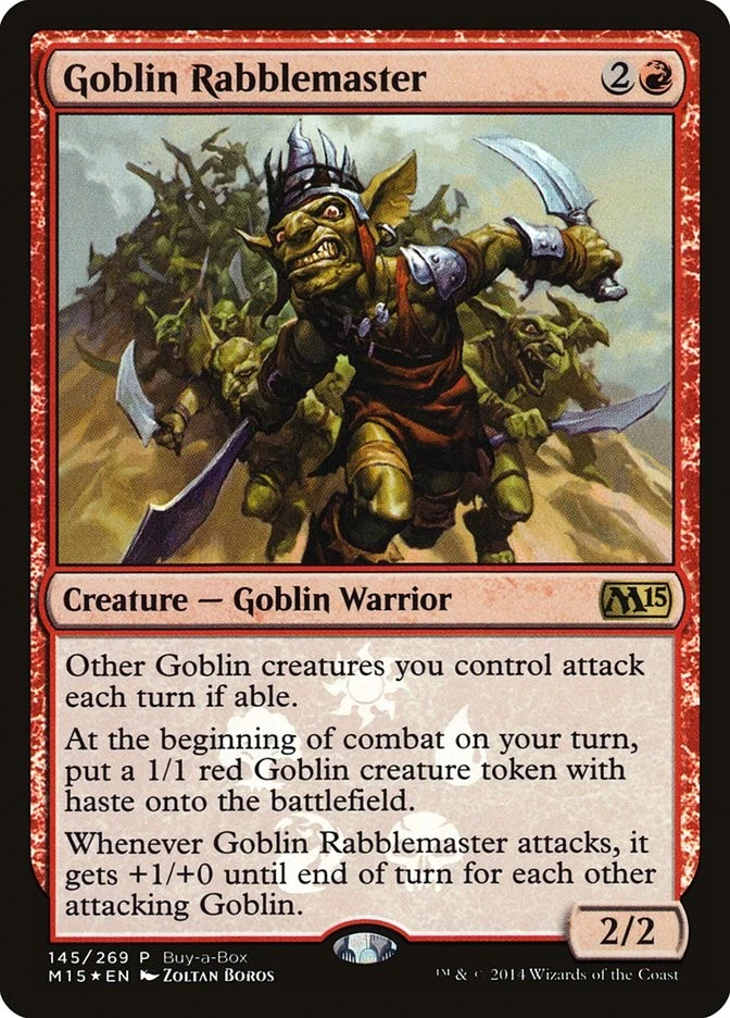 Goblin Rabblemaster (Buy-A-Box) [Magic 2015 Promos] - Image 1 of 1