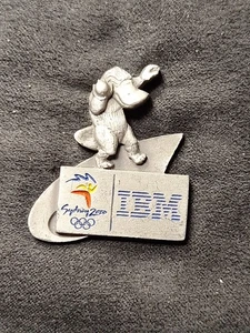 Juegos Olímpicos de Verano 2000 Sydney, IBM, Ornitorrinco, Hecho en Australia, Pin de solapa (183CNA - Imagen 1 de 3