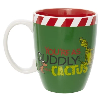 Dr. Seuss the Grinch Cuddly as a Cactus Coffee Mug, 12 Ounce, Green - Image 1 of 2
