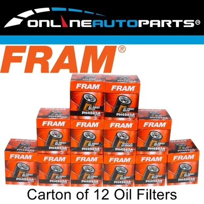 12 x FRAM Engine Oil Filters for Hilux KUN16 KUN26 1KD-FTV 3.0L Diesel 2005~2016 - Image 1 of 3