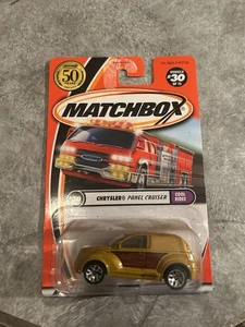 Vintage 2002 Matchbox- Chrysler PT Cruiser- Gold/ Wood Grain Panels- Cool Rides - Picture 1 of 1