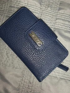 NAUTICA Portafoglio Donna Bifold Blu Ecopelle con Protezione RFID A6 - Foto 1 di 6