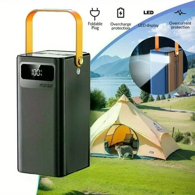 Power Bank 100000mAh 120W Charging Portable & LED For Outdoor Travel And Camping - Image 1 of 4
