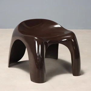 Artemide Efebino Hocker Brauner Kunststoff Design Stacy Duke Originell - Bild 1 von 8