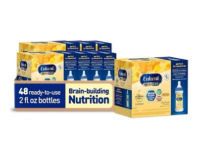 Enfamil NeuroPro 48 Bottles X 2 oz Bottles On Go Formula Non-GMO Exp 04/01/2026 - Image 1 of 4