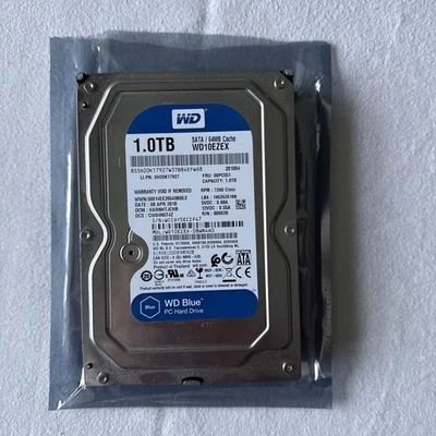 Western Digital Blue 3.5", SATA / 64MB Cache 1.0 TB - WD10EZEX - Image 1 of 4