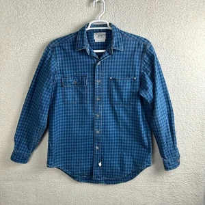 Polo Ralph Lauren autentica salopette uomo L camicia denim cotone giapponese made in USA - Foto 1 di 11
