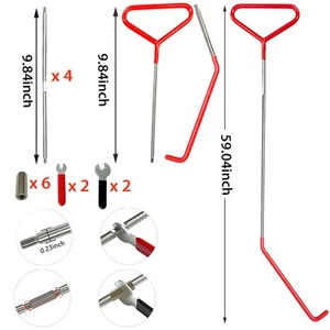25pc Emergency Car Truck Tool Kit – Door, Hitch & Wrench Set - Foto 1 di 8