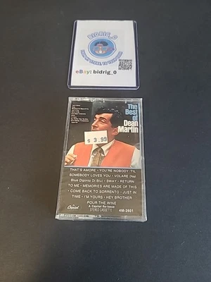 DEAN MARTIN CASSETTE THE BEST OF. 1980’s BRAND NEW SEALED. - Image 1 of 3