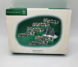 Department 56 Village Fieldstone Wall Set Vintage Zubehör 6 Teile #56.52717 - Bild 1 von 7