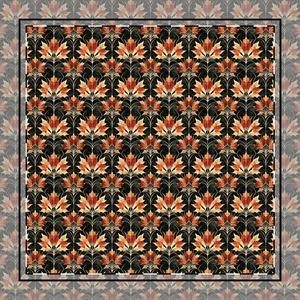 Deko Stoffservietten | Art Deco Blattmuster (PG-PTVTG-45) - Bild 1 von 3