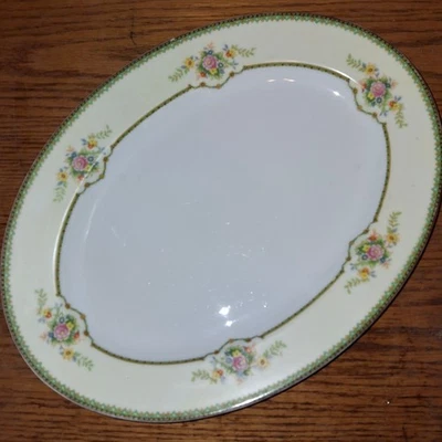 Bandeja de verduras bandeja para servir porcelana Noritake Amarillo vintage/antigua Foto 1 de 2