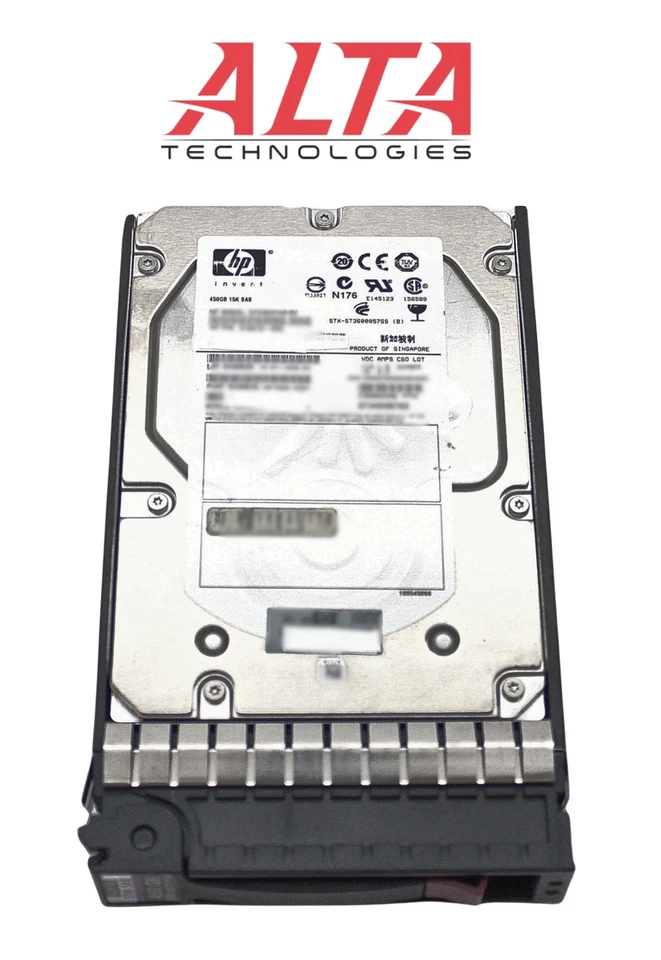 HP 583717-001 M6612 450GB 6G SAS 15K 3.5IN HDD Hard Drive - Image 1 of 4