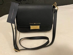 Tommy Hilfiger Black Shoulder and Crossbody Bag - Picture 1 of 8