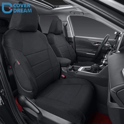 coverdream Custom Fit Toyota RAV4 Cloth Seat Covers 5-Seat For RAV4 2013-2025 US - Изображение 1 из 4