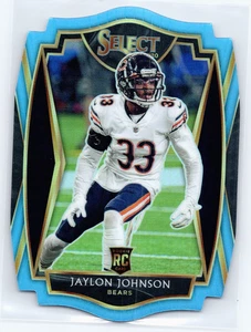 Select 2020 Premier Level Blue Die Cut Prizm Jaylon Johnson RC Rookie - Picture 1 of 2