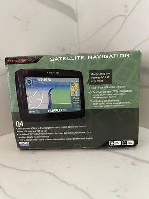 Nextar GPS Q4 Series  NIB 4.3” Touchscreen TTS Voice Prompts Entire USA Map - Image 1 of 4
