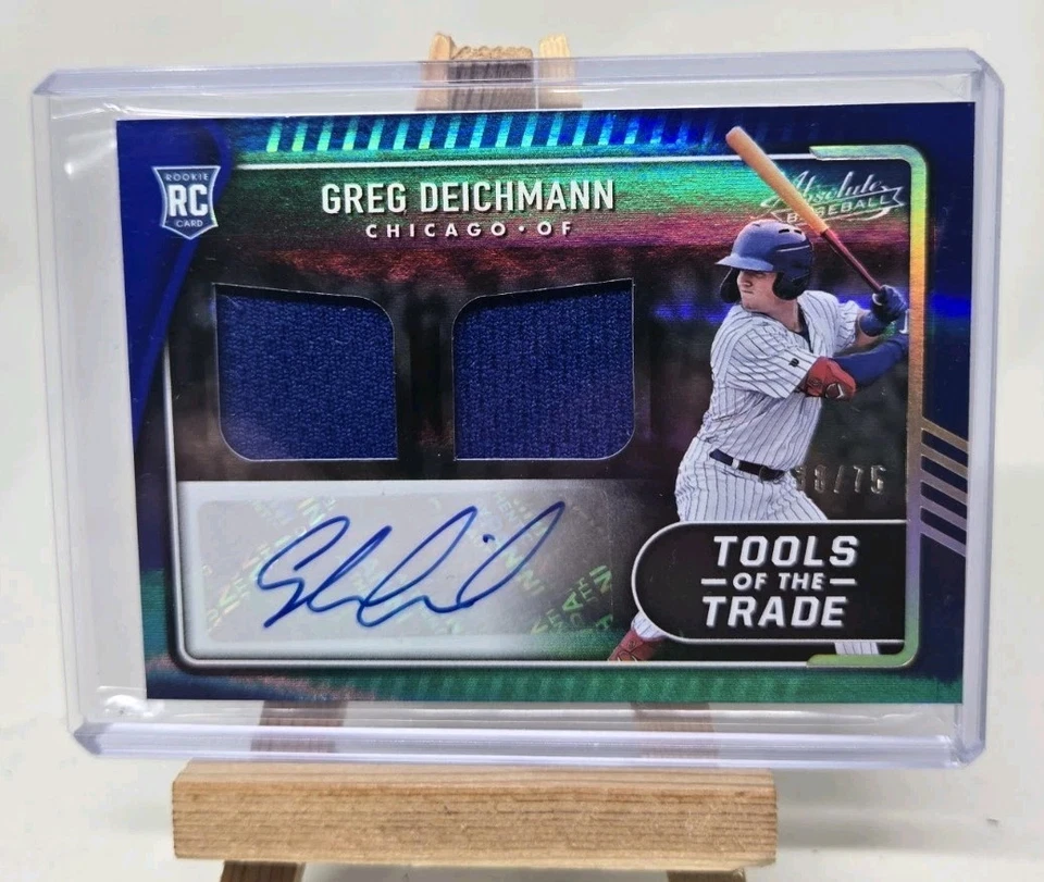 Greg Deichmann Auto /75 2022 Panini Absolute - Tools of the Trade Signatures - Image 1 of 3