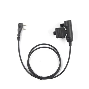 Adapter kablowy PTT U94 z 2-pinową wtyczką do radiotelefonu Kenwood Baofeng UV-5R - Zdjęcie 1 z 8