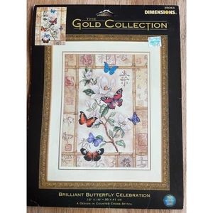 Dimensions Gold Counted Cross Stitch 35063 PATTERN ONLY Butterfly Celebration - Picture 1 of 2