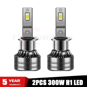 H1 Super Bright LED Headlight Bulbs 100000LM Kit High Low Beam 6000K White 2PCS - Picture 1 of 13