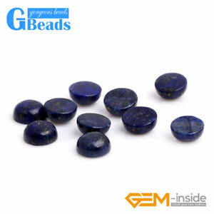 Lapis Lazuli CAB Cabochon Beads For Jewelry Ring Charm Making 5Pcs Assorted Size