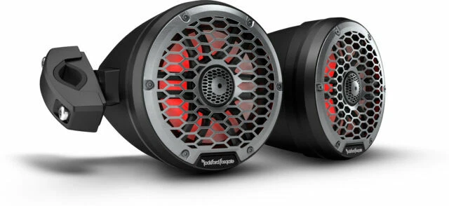 Rockford Fosgate M2WL-65MB 150W Moto-Can Speakers - Black