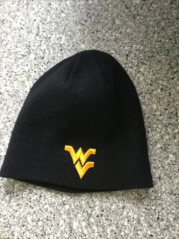 NCAA West Virginia mountaineers watch cap black NEW Unbranded Cover