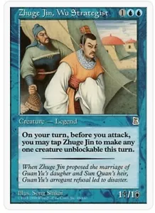 MtG Magic P3K Portal Three Kingdoms English NM Zhuge Jin, Wu Strategist - Picture 1 of 1