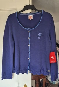Spieth & Wensky Damen Trachtenstrickjacke blau Gr.XL - Bild 1 von 1
