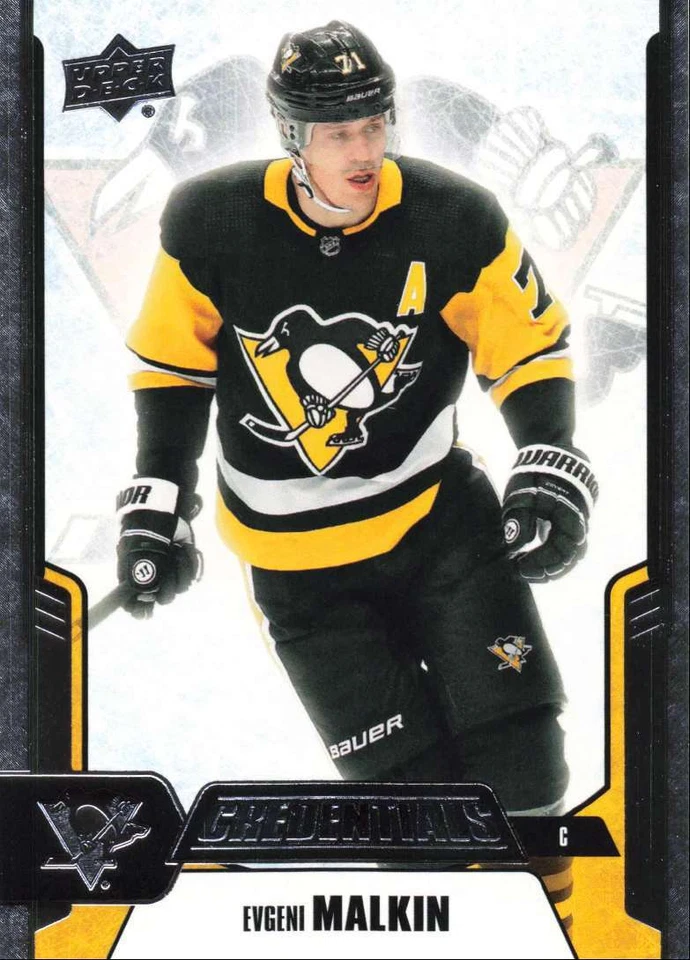 2019-20 Upper Deck Credentials Evgeni Malkin Pittsburgh Penguins #23 - Image 1 of 2