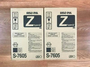 2 cartuchos genuinos de tinta negra arroz S-7605 Z tipo U 2 por caja ¡envío el mismo día!¡! - Imagen 1 de 4