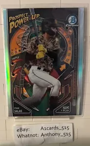 Ethan Salas - 2024 Bowman Chrome Prospect Power-Up #PP-11 - San Diego Padres - Picture 1 of 3