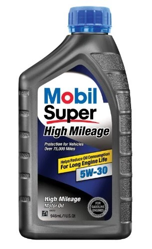 MOBIL 124393 Super High Mileage 5W-30, 1 qt. Foto 1 de 1