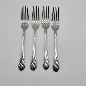 4 SPEISEGABELN Silberbesteck Mikasa SWEET PEA GERALD PATRICK Besteck *Spotting - Bild 1 von 14