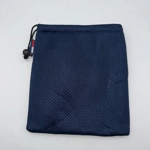 Tommy Hilfiger Headphones Mesh Carrying Bag USA Blue Drawstring - Picture 1 of 5