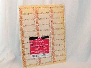 New Vintage Hallmark Connections Designed Address Labels Christmas Bear Template - Picture 1 of 5